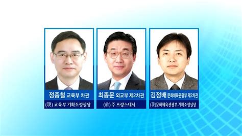 문 대통령 국토·외교 등 차관급 10명 인사 네이트 뉴스