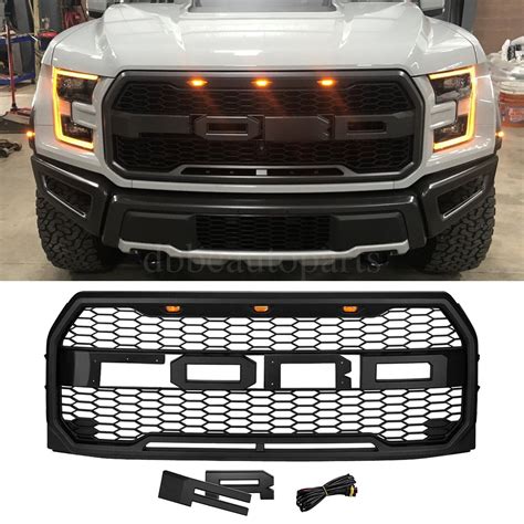 Raptor Style Front Bumper Grille Grill For Ford F150 F 150 2015 2016 2017 Black For Sale