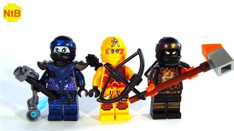 Lego Ninjago Custom Evil Jay Skylor And Cole Youtube