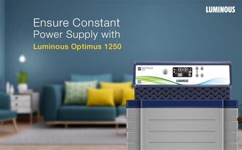 Amazon In Buy Luminous Optimus 1250 Pure Sine Wave 1100VA 12V Inverter