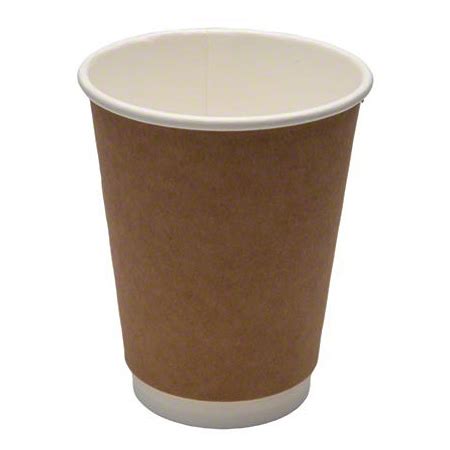 Eco Packaging Double Wall Hot Cup 12 Oz Kraft Midway Purnel