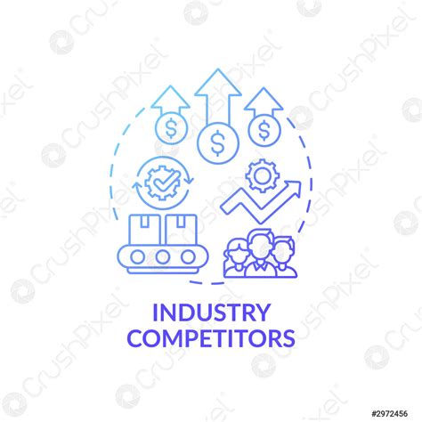 Industry competitors concept icon - stock vector 2972456 | Crushpixel