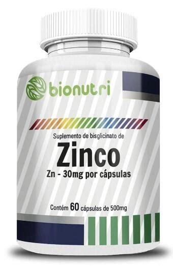 Comprar Zinco Suplemento De Bisglicinato C Psulas Mg R