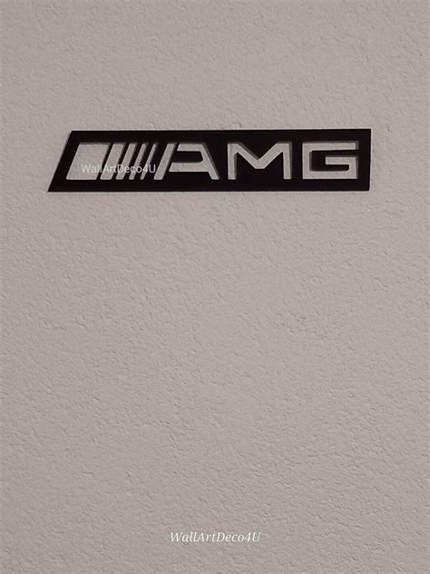 Mercedes AMG Logo Wall Art Decoration AMG Sign - Etsy