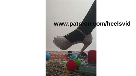 High Heels Crush Toy Car With Heels Youtube