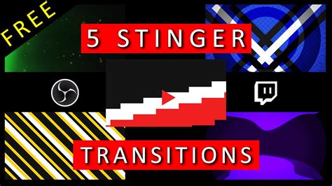 Free Stream Stinger Transitions For Obs Studio And Streamlabs Obs