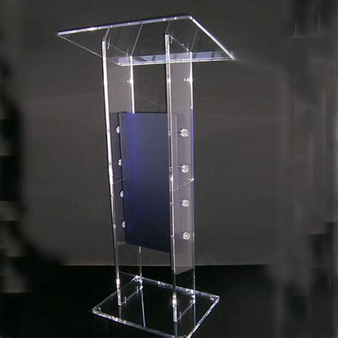 China Acrylic Lectern Pulpit, Lucite Metal Podium, Plexiglass Metal ...