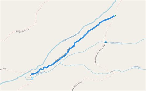 Middle Fork Kaweah Cutoff Trail Walking And Running Three Rivers