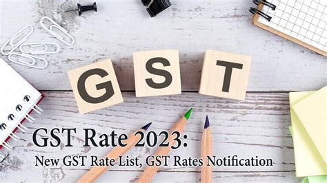 Gst Rate New Gst Rate List Gst Rates Notification