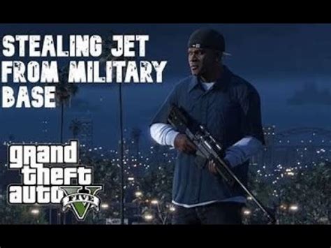 Stealing Jet From Military Base Gta Shorts Youtube