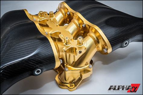 AMS Performance Carbon Fiber Clear Billet Intake Manifold With