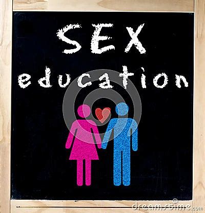 Sex Education On Chalkboard Stock Image CartoonDealer 28587301