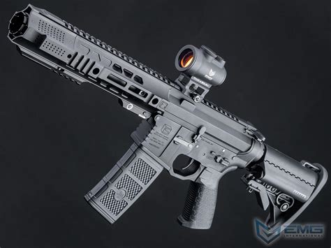 EMG SAI Licensed GRY AR 15 AEG Training Rifle W JailBrake Muzzle W