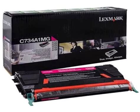 Cartucho De Toner Lexmark C734a1mg Magenta Original