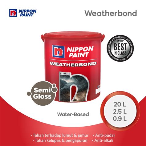 Jual Nippon Paint Weatherbond Tinting L Cat Premium Dinding