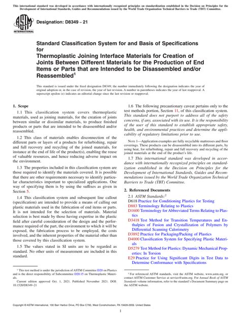 Astm D Standard Classification System For And Basis Of