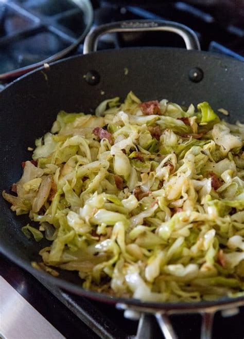 Caramelized Cabbage With Bacon Keto Paleo Whole30 The Roasted Root