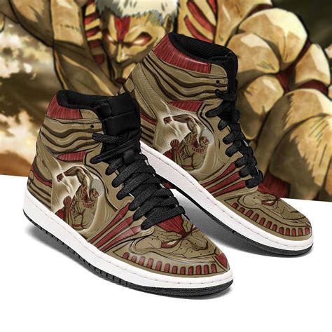 Armored Titan Sneakers Attack On Titan Anime Sneakers - HomeFavo