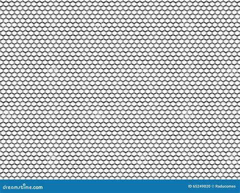 Hexagonal Metal Texture Mesh Stock Illustration Illustration Of