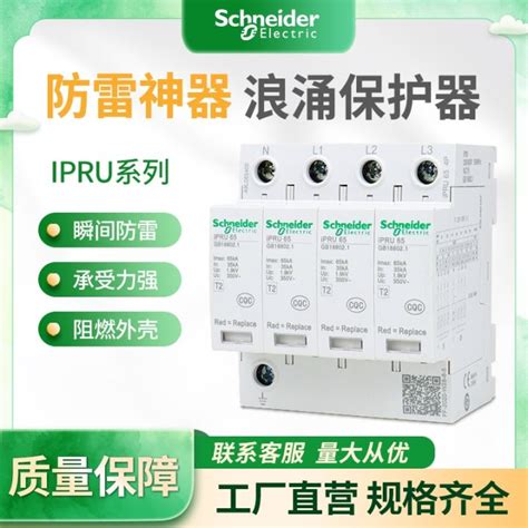 【genuine French Original】 Schneider Surge Protector Ipripru Series 2p4p40ka65ka80ka Lightning