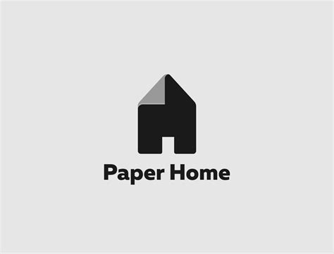 Paper Home Logo Concept By Mygraphiclab On Dribbble