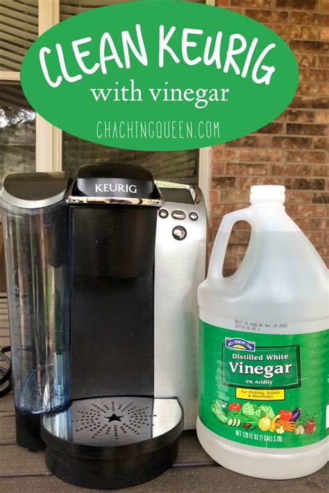 How To Clean A Keurig Coffee Maker With Vinegar Cha Ching Queen