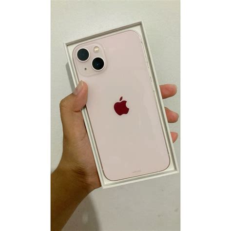 Jual IPHONEEE 13 PINK SECOND HAND IBOX 128gb Shopee Indonesia