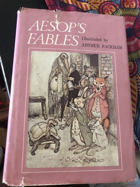 Aesop S Fables Illustrated By Arthur Rackham Dust Jacket 1975 Aesop