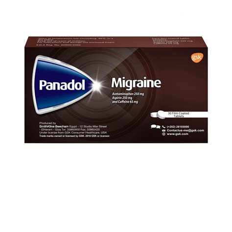 Panadol Migraine 30tab Tay Pharmacies