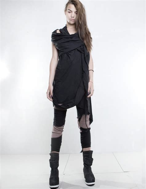 Dress Invisible Soul Black Demobaza Store Dystopian Fashion Fashion Futuristic Fashion