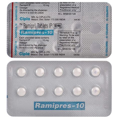 Ramipres 10 Strip Of 10 Tablets Amazon In Health Personal Care