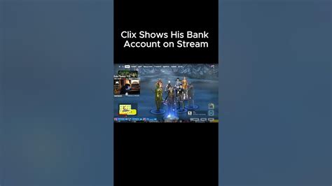 Clix Shows His Bank Account On Stream Youtube