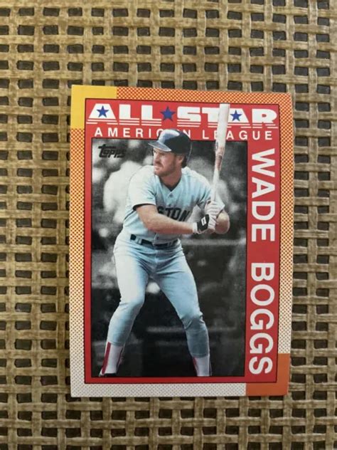 1990 TOPPS 387 Wade Boggs All Star Boston Red Sox EUR 1 64 PicClick FR