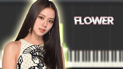 Jisoo Flower Instrumental Piano Tutorial Partitura Karaoke