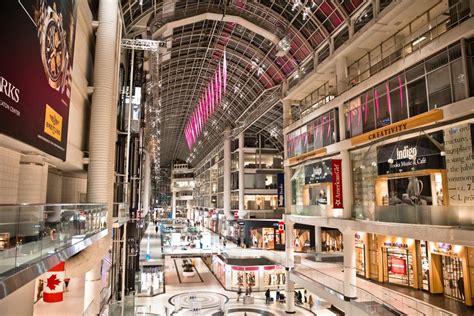 Eaton Centre Mall Shopping And Dining In Toronto