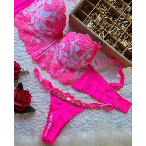 Conjunto cropped lingerie personalizado nomes palavras eróticas