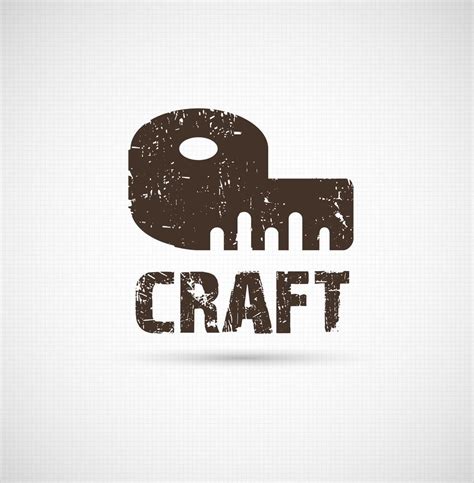 Craft logo business idea. Tool of design 377626 Vector Art at Vecteezy