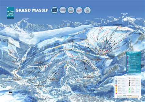 Le Grand Massif Piste Map Free Downloadable Piste Maps