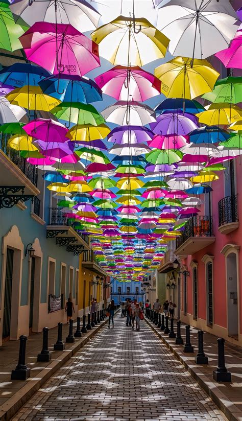 Solve Paseo De Las Sombrillas San Juan Puerto Rico Jigsaw Puzzle