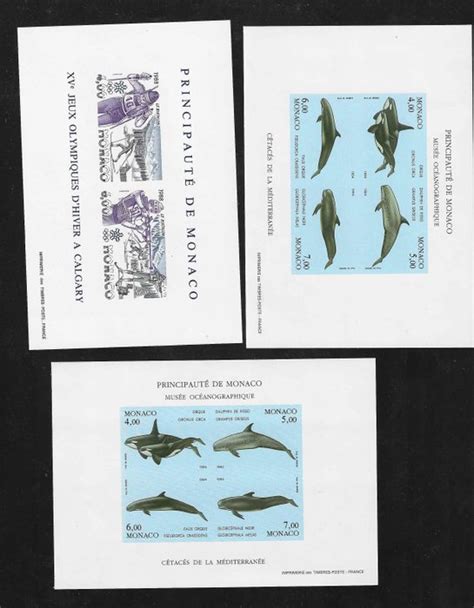 Monaco 1994 Marine Environment Imperforate Yvert Catawiki