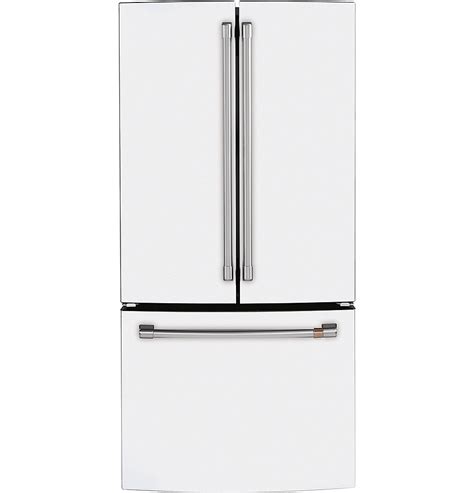 Café 18 Cu Ft French Door Counter Depth Refrigerator Customizable Matte White Cwe19sp4nw2