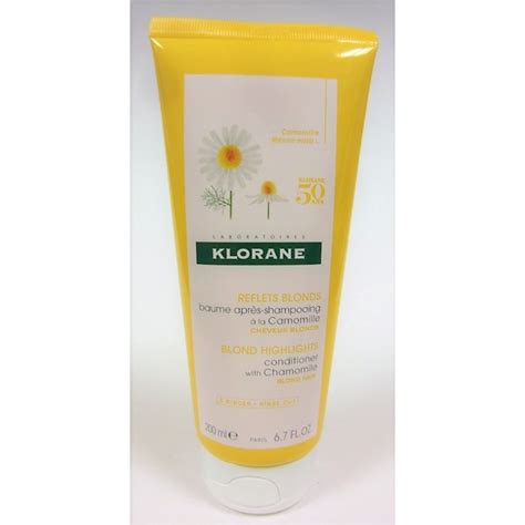 Klorane baume après shampooing à la camomille 200 ml masque et