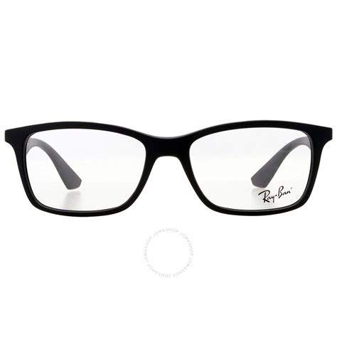 Ray Ban Demo Square Unisex Eyeglasses RX7047 5196 54 8053672357936