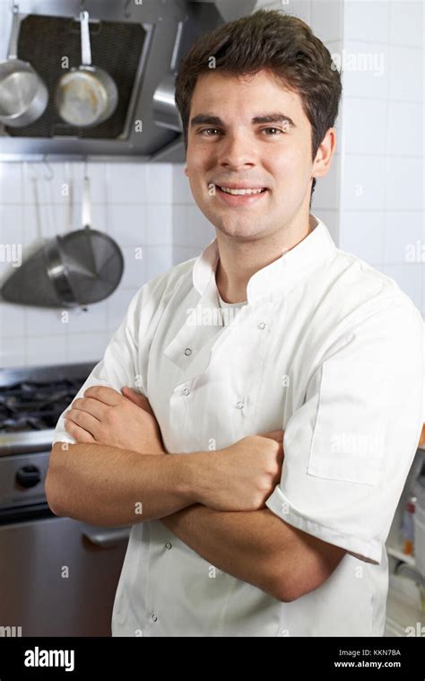 Male Chef Portrait Kitchen Hi Res Stock Photography And Images Alamy