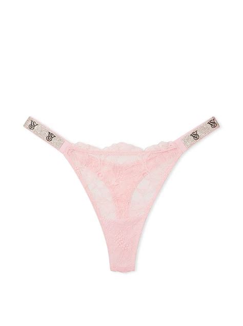 Трусики Double Shine Strap Smooth Thong Panty Blossom Pink купити оригінал у Києві ціна в