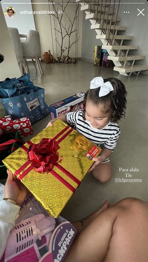 El Tierno Gesto De Navidad Que Tuvo Felipe Saruma Con Adhara La Hija