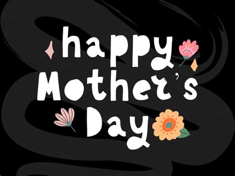 Happy Mothers Day Greeting Sign Royalty Free Vector Image