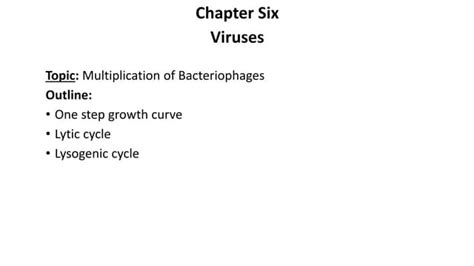 Virus Life Cycle Ppt