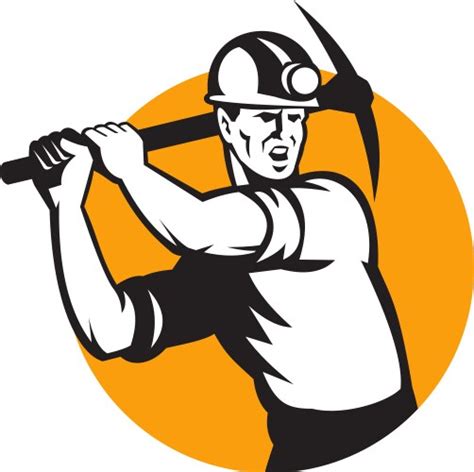 Miner Royalty Free Vector Image Vectorstock