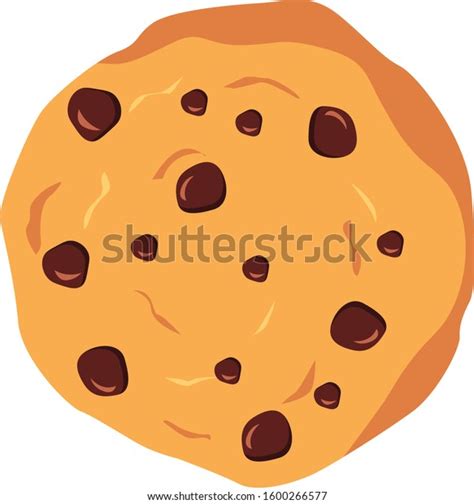 Chocolate Chip Cookie Illustration Vector Stock Vector (Royalty Free ...